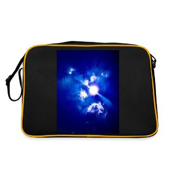 Sunshine - Retro Tasche - Schwarz/Gold - Hinten