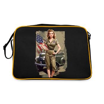Pinup - Retro Bag - black/gold - Back