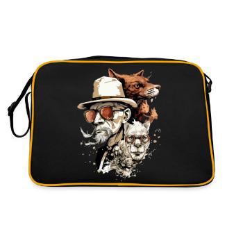 Wang the Master - Retro Bag - black/gold - Back