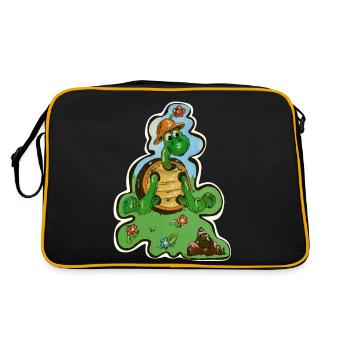 Crapaud refroidir - Sac Retro - noir/or - Dos