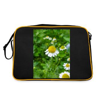 camomille aussi kamilla (en allemand Echte Kamille) - Sac Retro - noir/or - Dos