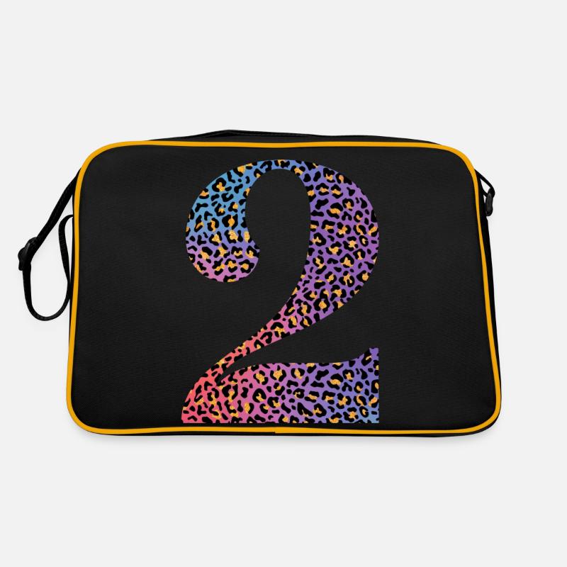 2e anniversaire léopard Sac Retro