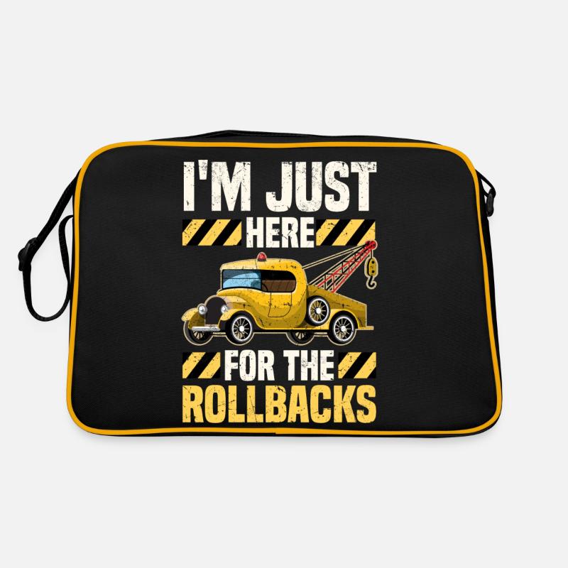 Abschleppwagen | Abschlepper Auto Panne Geschenke Retro Tasche