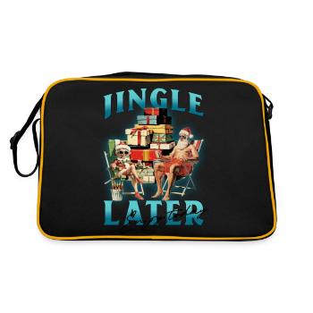 Jingle Later - Retro Bag - black/gold - Back