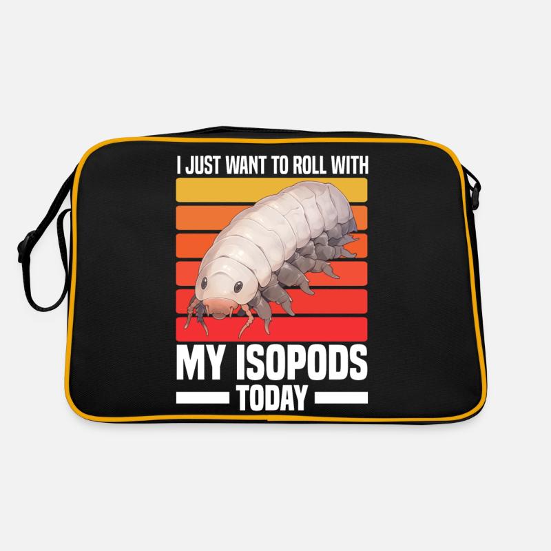 Isopoden Geschenk | Kellerasseln Asseln Mauerassel Retro Tasche