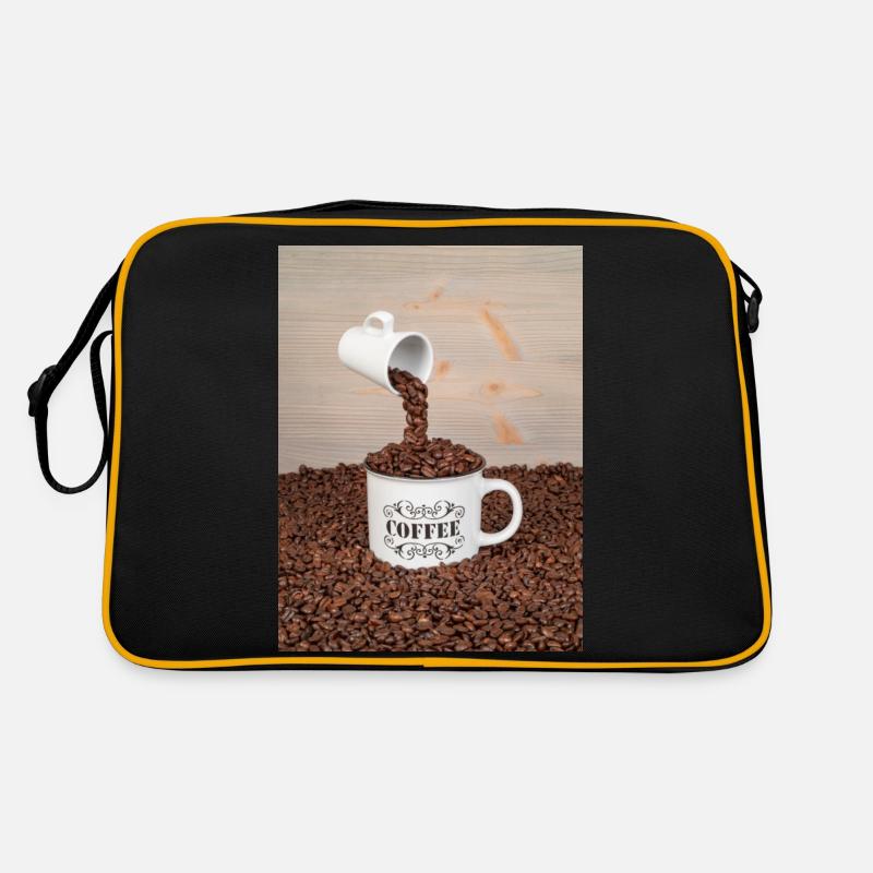 Eine Tasse Kaffee Retro Tasche