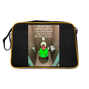 Ma mère disait toujours - Sac Retro - noir/or - Dos