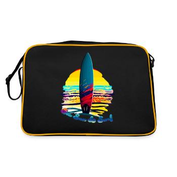 Sea sun & surf - Sac Retro - noir/or - Dos