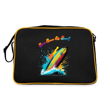 Sea sun & surf - Sac Retro - noir/or - Dos