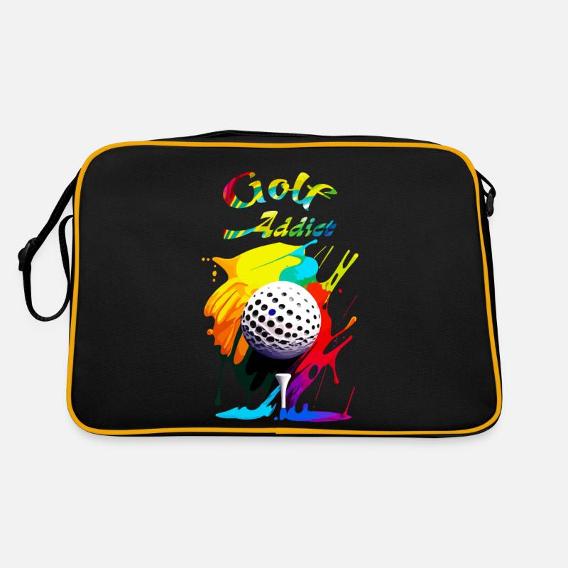 Golfsüchtig Retro Tasche