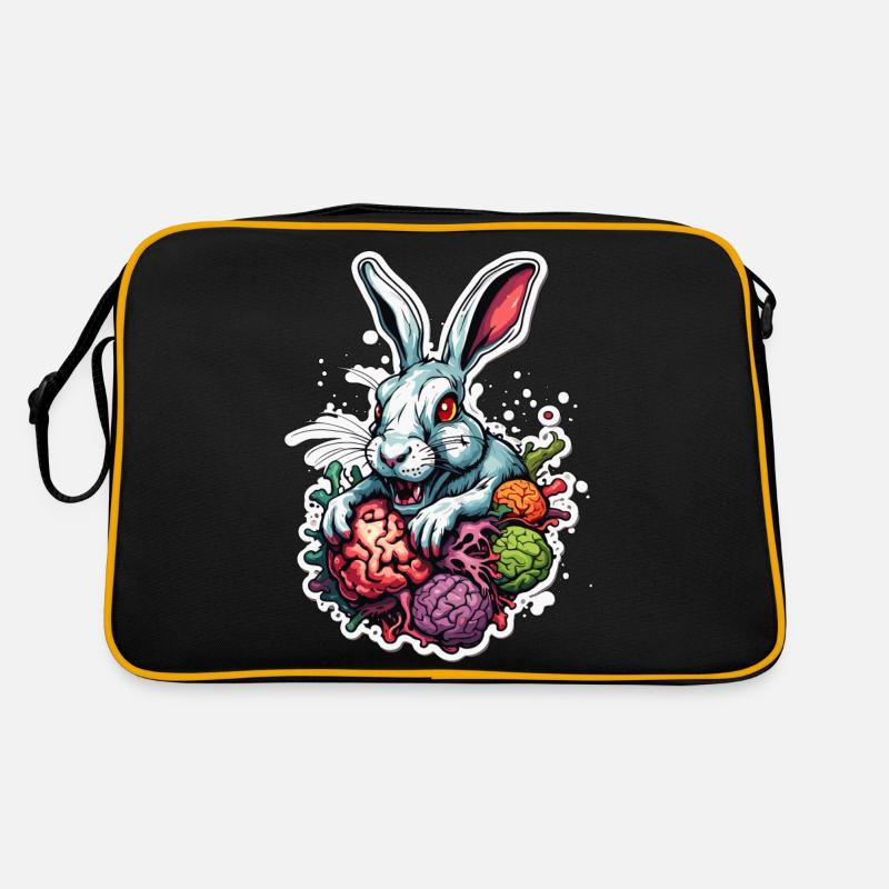 Lapin de Pâques / Pâques / Oeufs / Vacances / Pâques Sac Retro