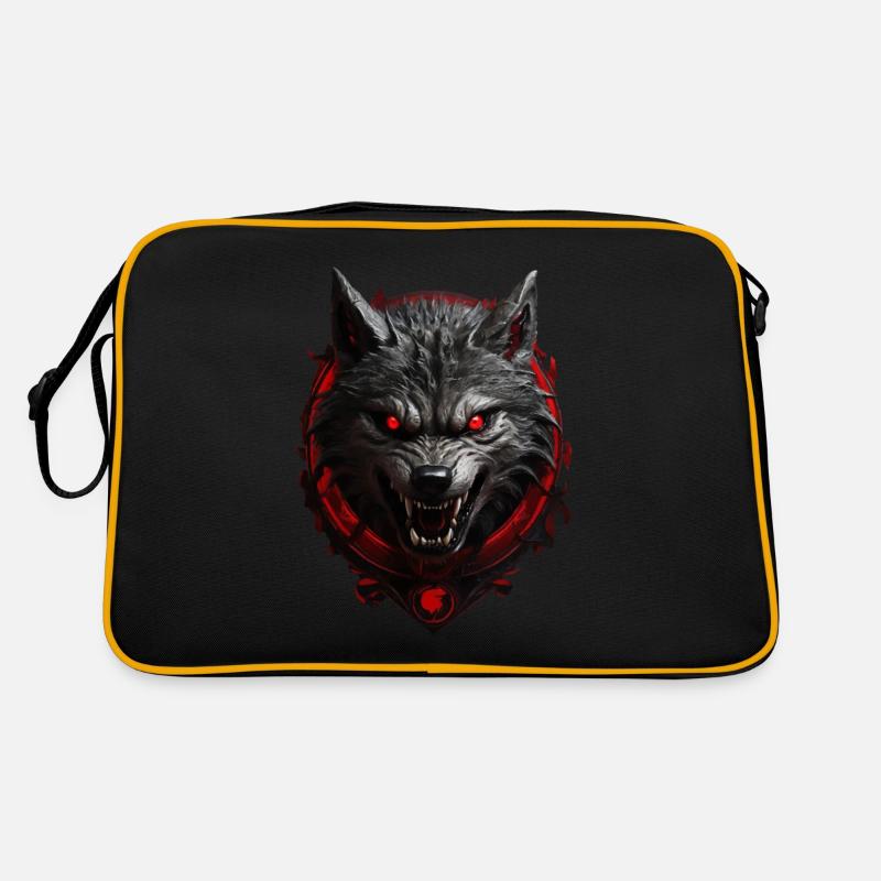Teufels Wolf Retro Tasche