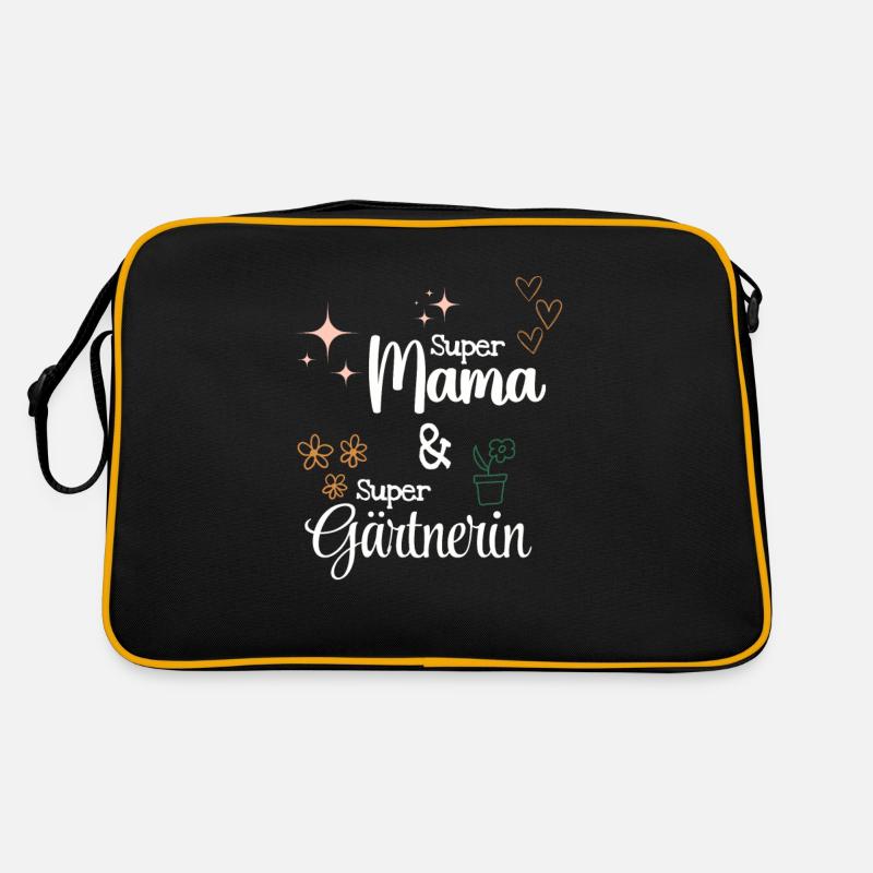 Beste Super Mama Gärtner Mama Muttertag Geschenk Retro Tasche