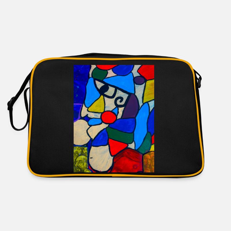 Kunstvolles Design Retro Tasche