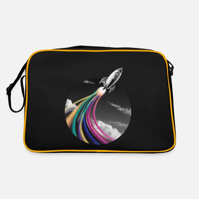 Fusée de pulvérisation colorée Sac Retro