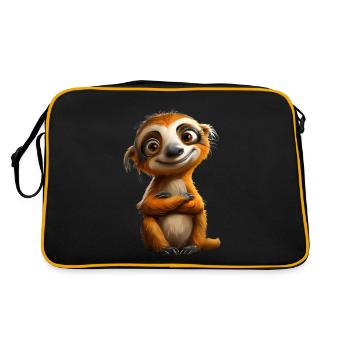 Toons #lovely paresseux - Sac Retro - noir/or - Dos