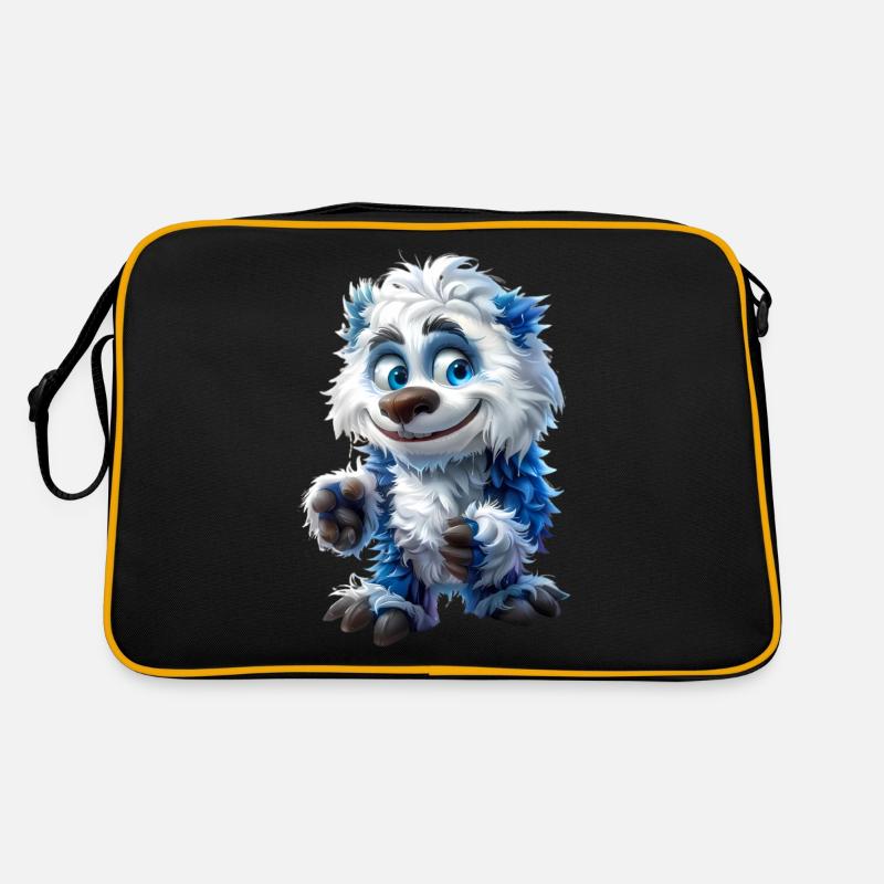 Yeti #lovely toons Retro Bag