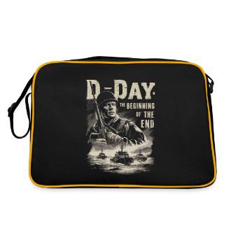 D-Day The Beginning of the End 80th Anniversary 20 - Retro Bag - black/gold - Back