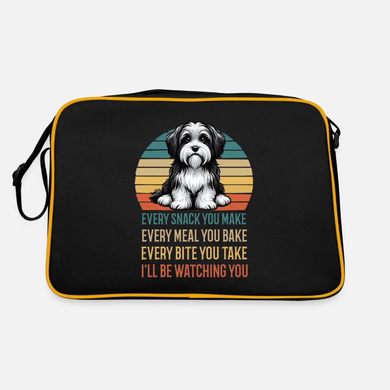 Chaque collation que vous préparez aux propriétaires de bichons havanais Sac Retro