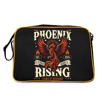 Le concept de Phénix est symbole de renaissance et de résilience - Sac Retro - noir/or - Dos