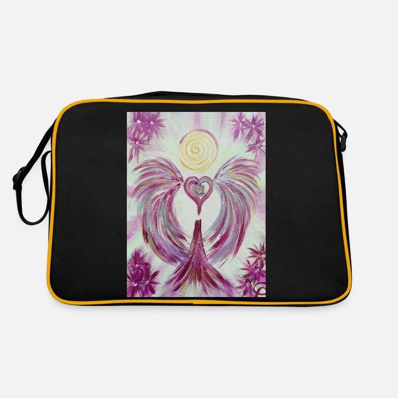 Herzengel Kosmisches Potential Retro Tasche