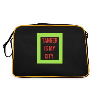 Tanger Maroc Souvenir - Sac Retro - noir/or - Dos