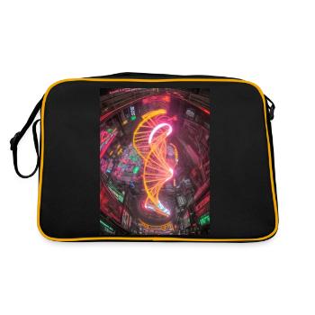 Neon-Stadt Neon City - Retro Bag - black/gold - Back