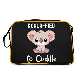 Koala-fied to Cuddle! - Retro Bag - black/gold - Back
