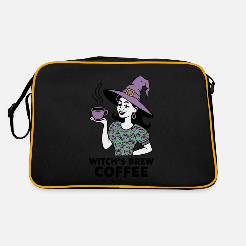 Café infusé de sorcière Sac Retro