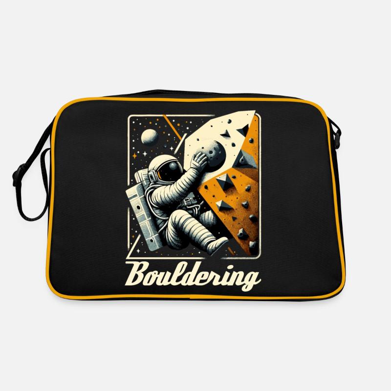 Astronaute de bloc Astronaute Astronaute Cadeau Sac Retro