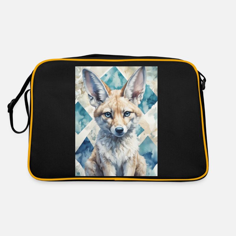 Colorful Elephant Retro Tasche
