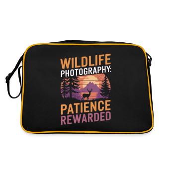 Photographie de nature Photographie animalière Photographie - Sac Retro - noir/or - Dos