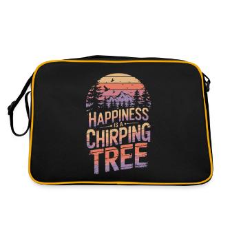 Ornithologue Ornithologue Oiseaux Randonnée Camping - Sac Retro - noir/or - Dos