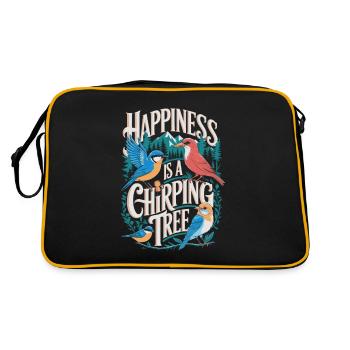 Ornithologue Ornithologue Oiseaux Randonnée Camping - Sac Retro - noir/or - Dos