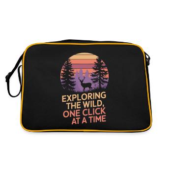Photographie de nature Photographie animalière Photographie - Sac Retro - noir/or - Dos
