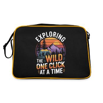 Photographie de nature Photographie animalière Photographie - Sac Retro - noir/or - Dos