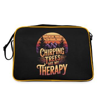 Ornithologue Ornithologue Oiseaux Randonnée Camping - Sac Retro - noir/or - Dos