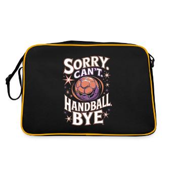 Dicton vintage du handball - Sac Retro - noir/or - Dos