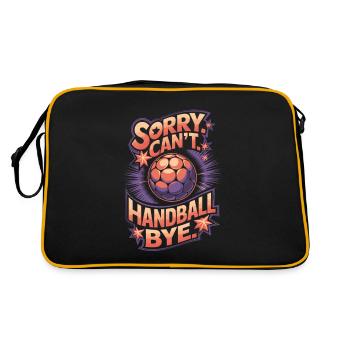 Dicton vintage du handball - Sac Retro - noir/or - Dos
