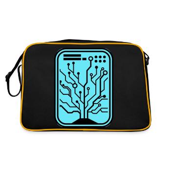 Micro Chip - Retro Bag - black/gold - Back