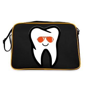 Tooth Sunglasses - Retro Bag - black/gold - Back