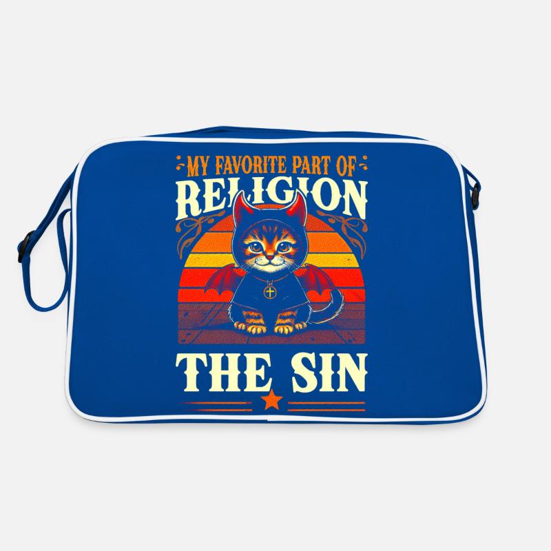 Retro Devil Cat Der Beste Von Religion Retro Tasche