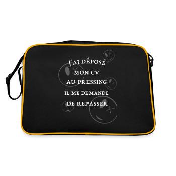 Mon cv - Sac Retro - noir/or - Dos