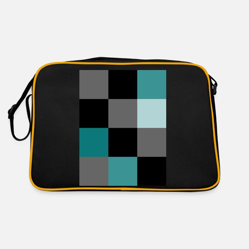 Pixel sarcelle Sac Retro