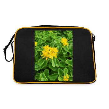stonecrop also sedum also orpine Ewige Fetthenne - Retro Bag - black/gold - Back