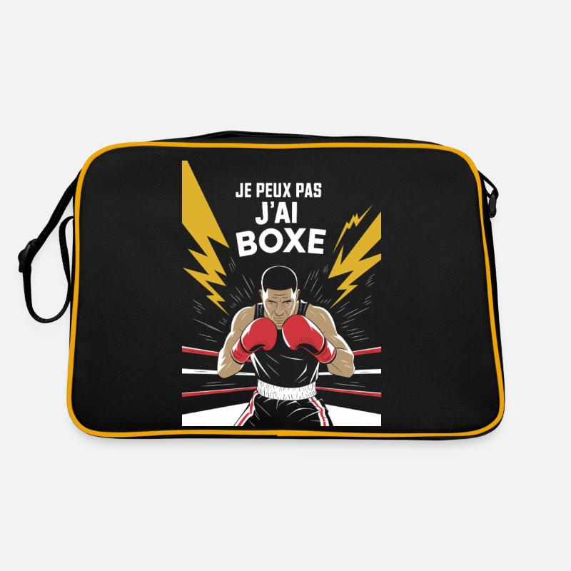 Je peux pas j'ai boxe Sac Retro
