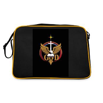 Emblème chrétien - Sac Retro - noir/or - Dos