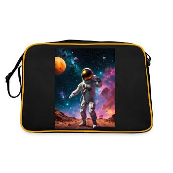 Astronaut - Retro Bag - black/gold - Back
