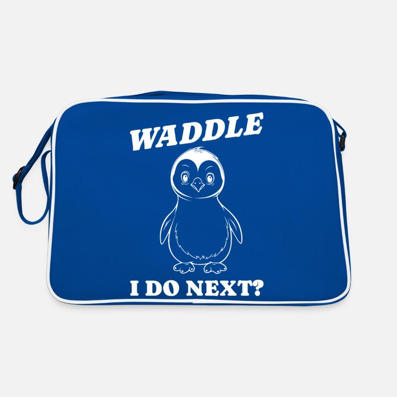 Waddle I do next Gift Idea Retro Bag