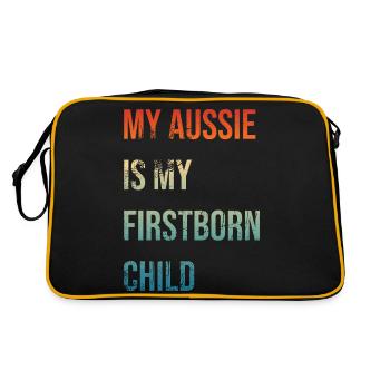 Aussie Firstborn - Retro Bag - black/gold - Back
